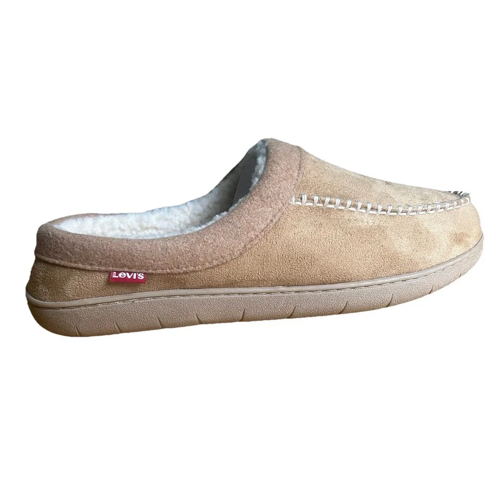 Levi's Victor Comfort Clog Slippers Tan Size XXL Men’s 13 House Shoe New In Box